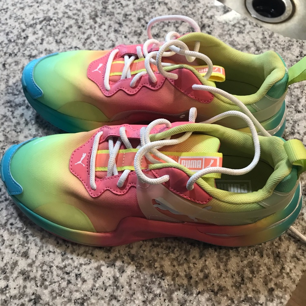 PUMA x free people tie dye sneakers